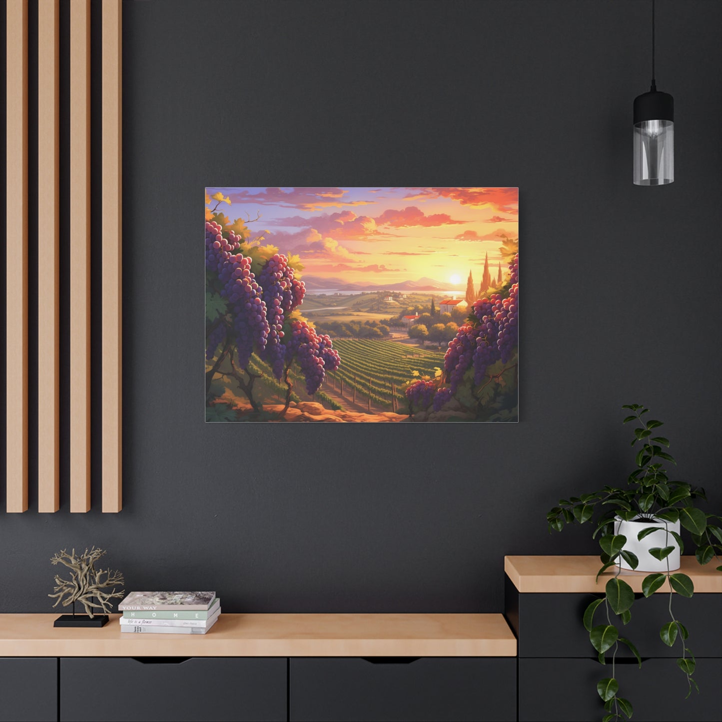 Luscious Grapes — Canvas Wall Art
