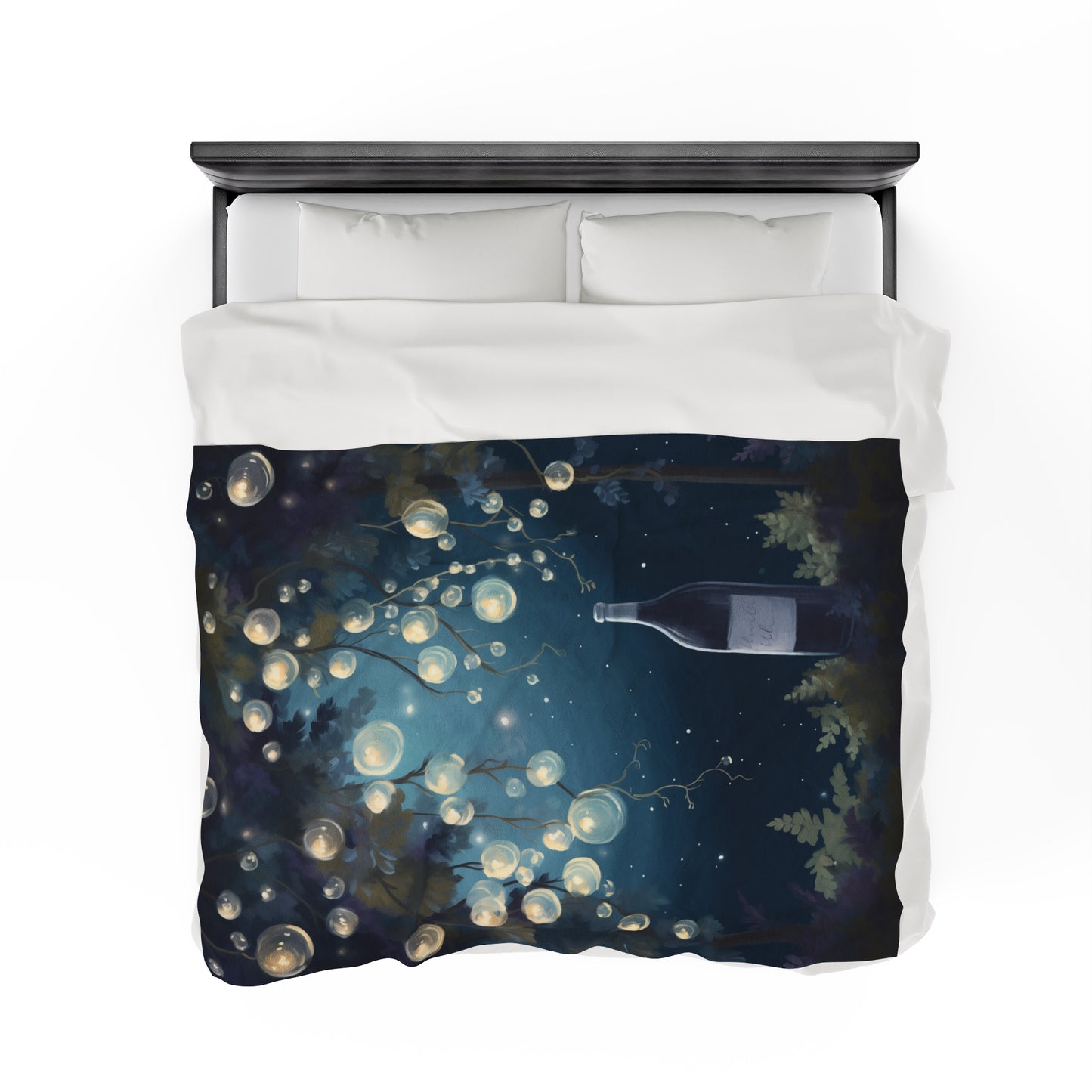 Wine Night — Plush Blanket