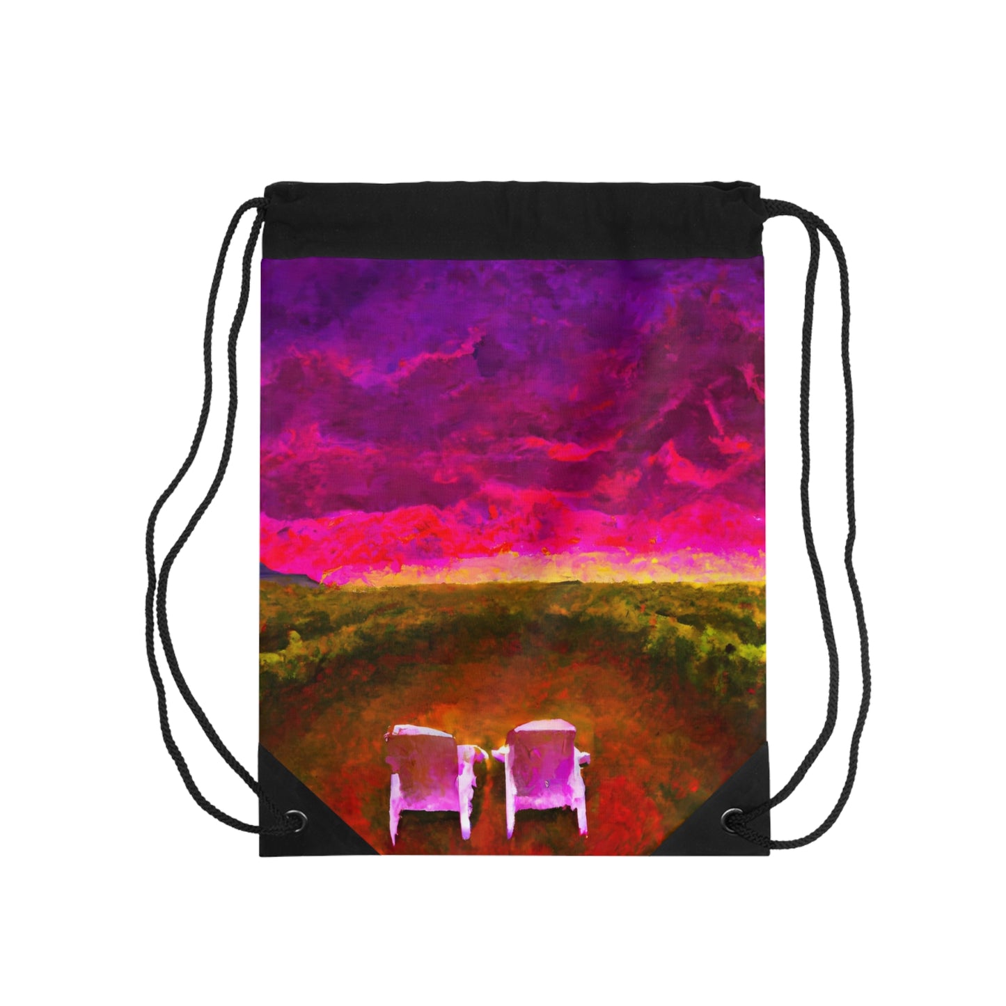 Surreal Sunset — Drawstring Bag