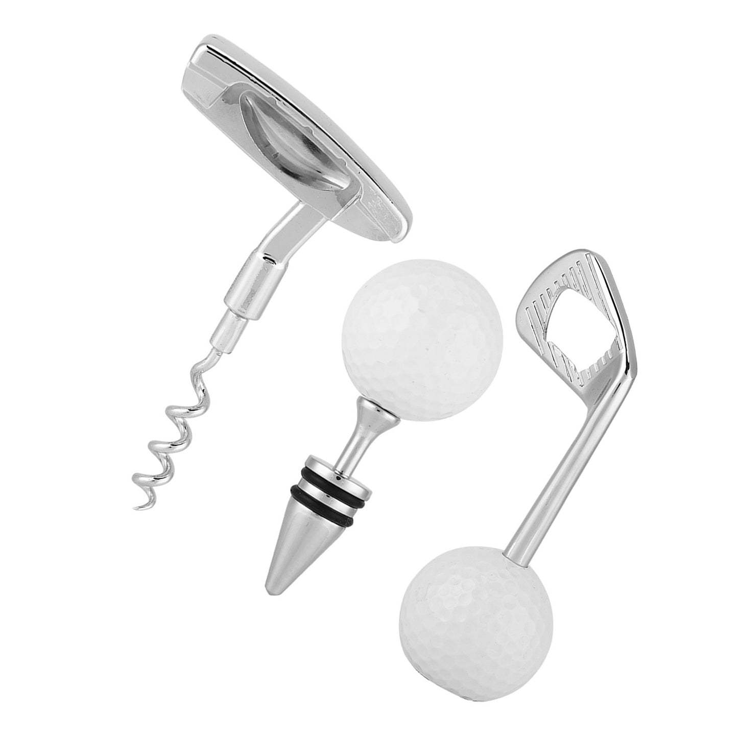 Golf Shaped Corkscrew & Bottle Opener Set