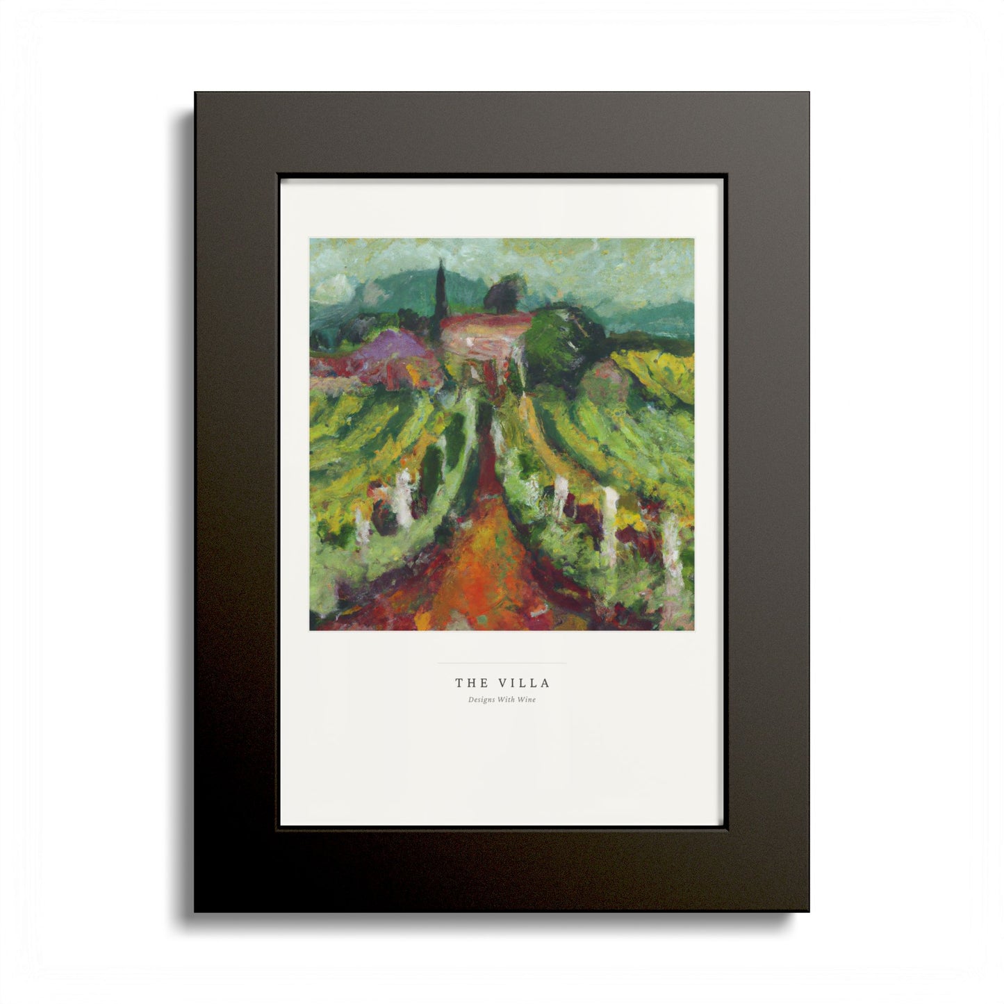 The Villa — Framed Art Print