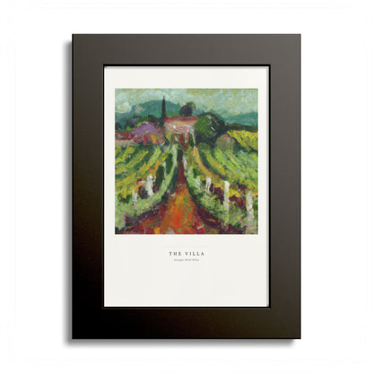 The Villa — Framed Art Print