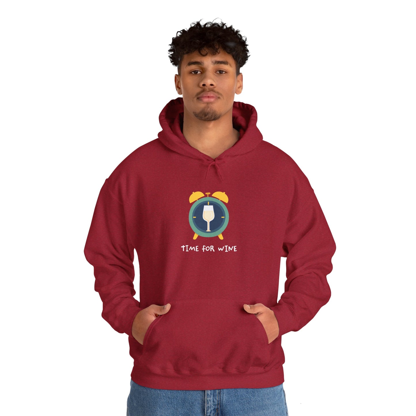 Time for Wine (White Lovers) — Hoodie