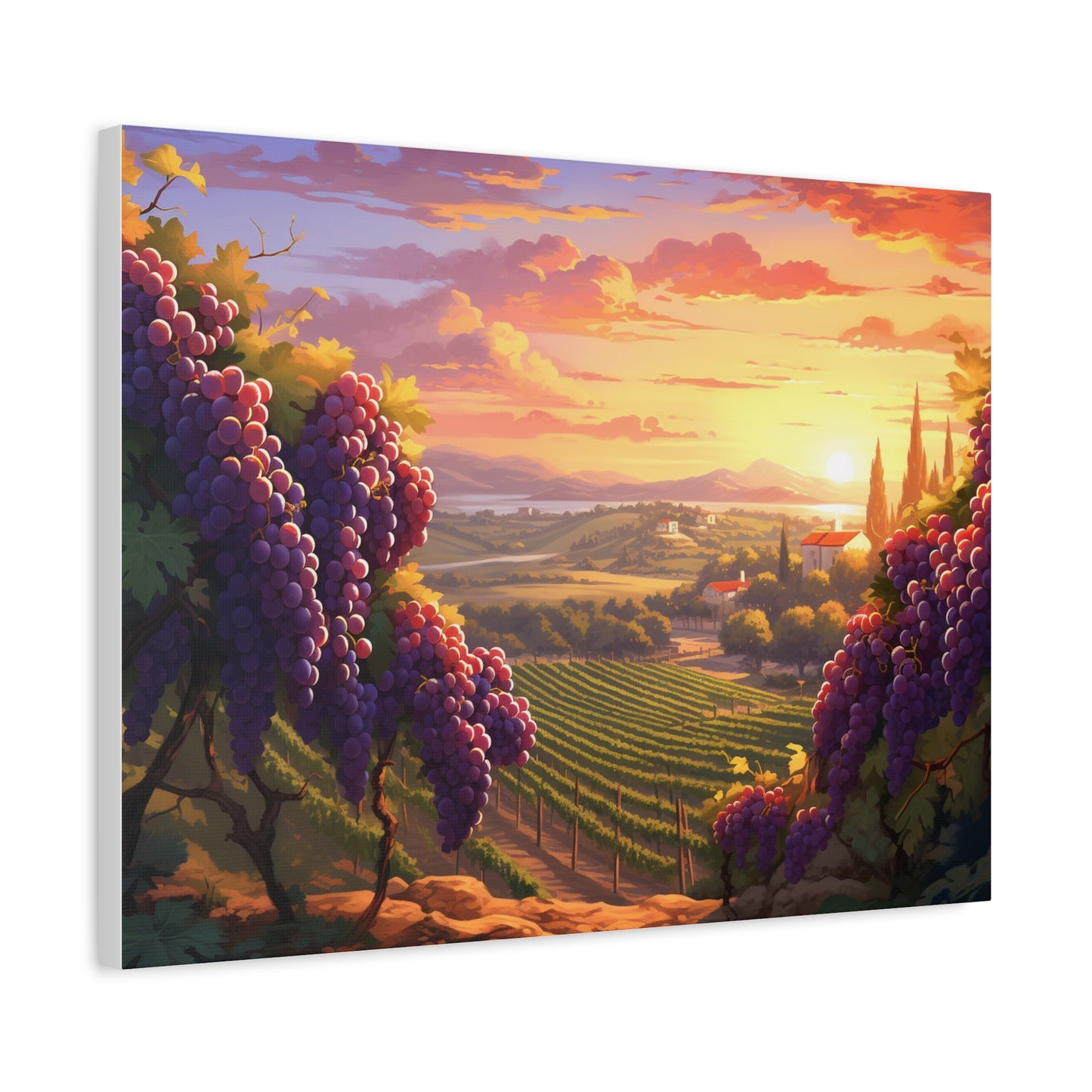 Luscious Grapes — Canvas Wall Art