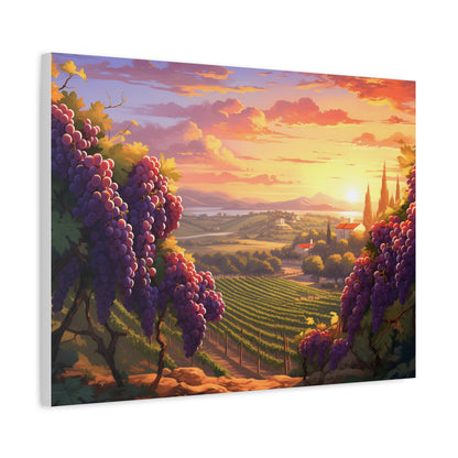 Luscious Grapes — Canvas Wall Art