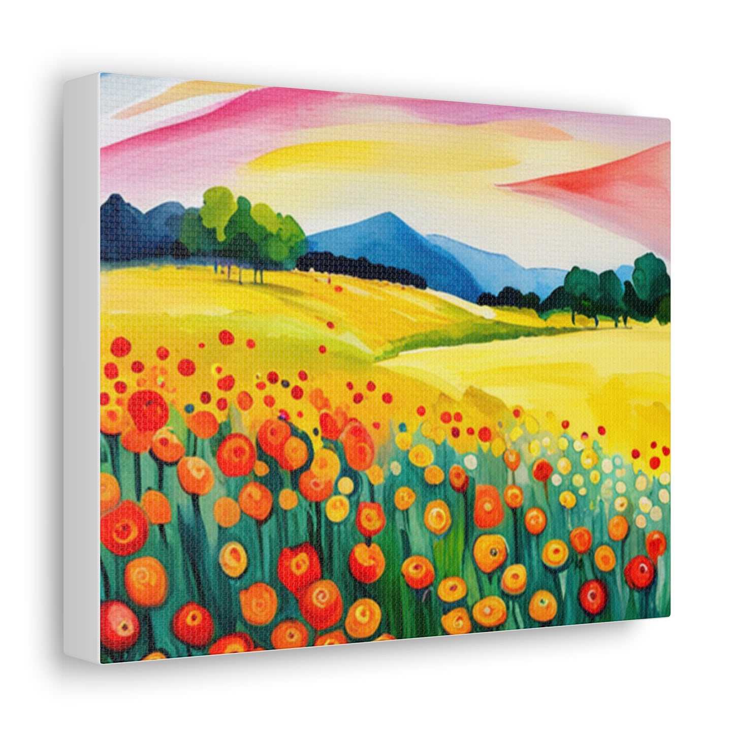 Poppy Fields — Canvas Wall Art — product image 2