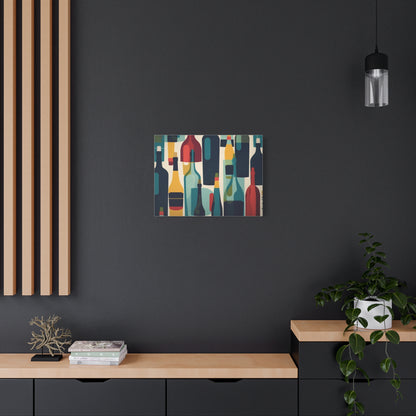 Bold Bottles — Canvas Wall Art