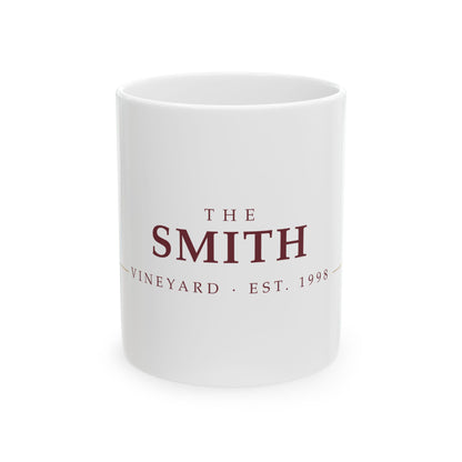 The [Your Name] Vineyard — Personalized 11oz Mug
