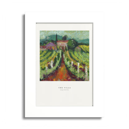 The Villa — Framed Art Print