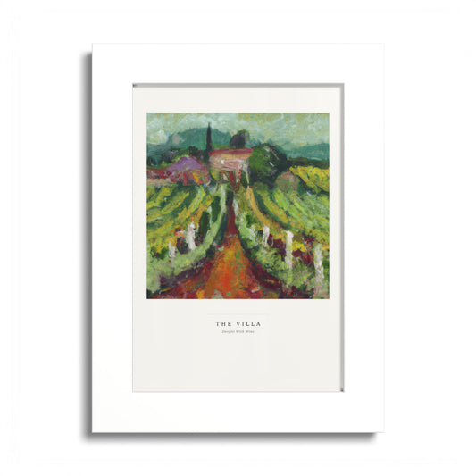 The Villa — Framed Art Print