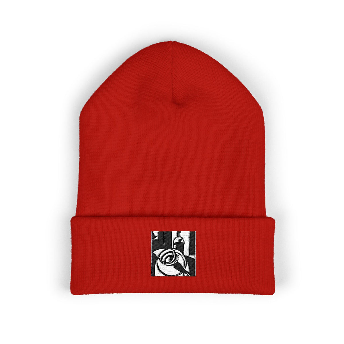 Abstract — Embroidered Beanie
