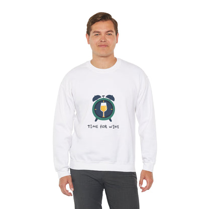 Time for Wine (White Lovers) — Crewneck Sweatshirt