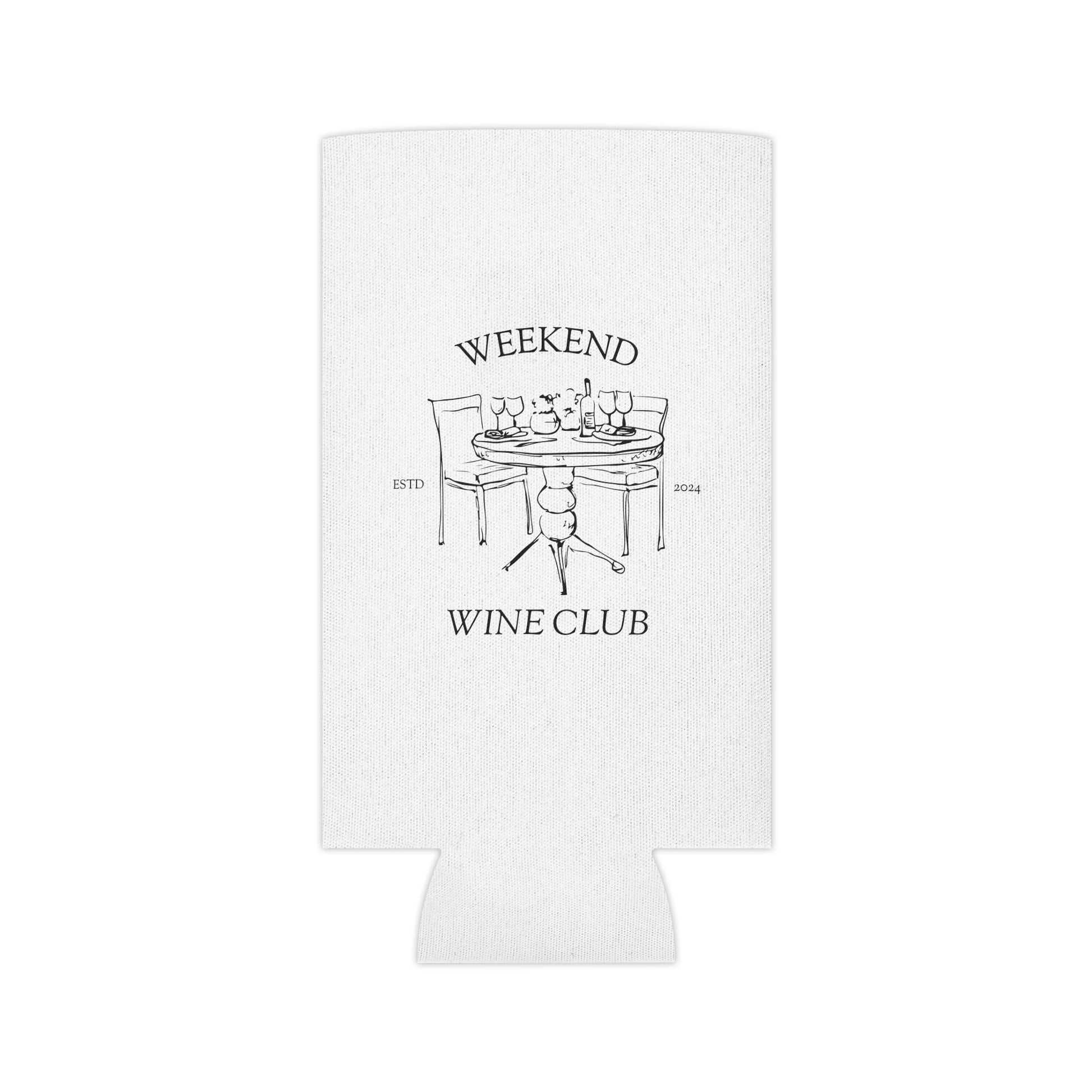 Weekend Wine Club Supper Edition — Can Cooler — Slim Can, front