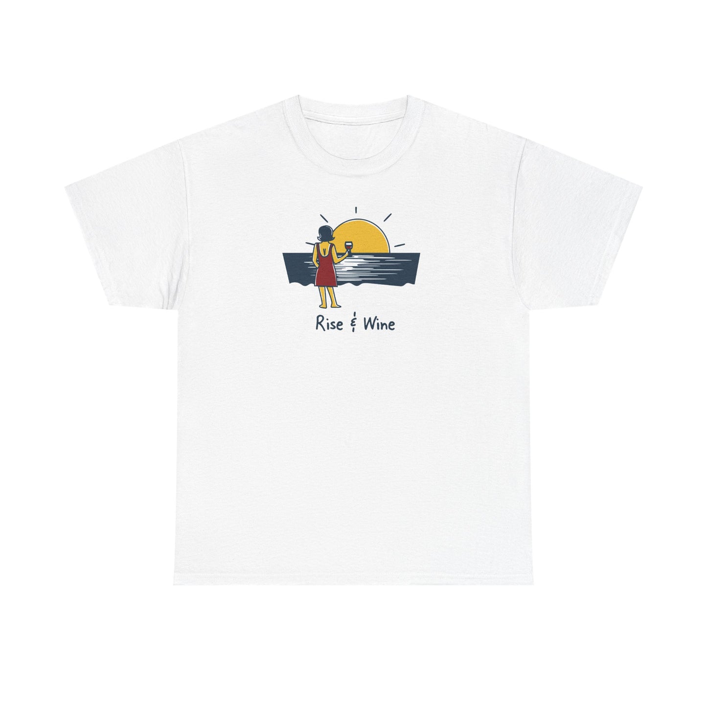 Rise & Wine — Doodle Tee