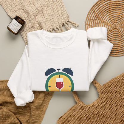 Time for Wine (Red Lovers) — Crewneck Sweatshirt