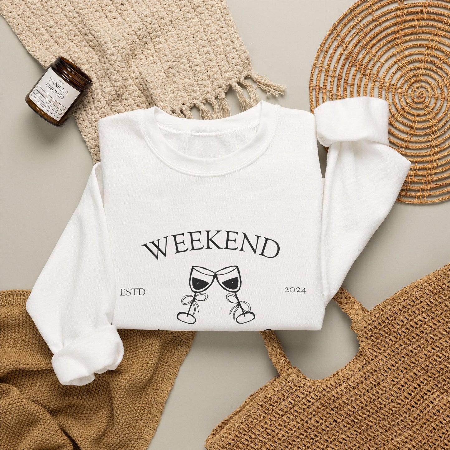 Weekend Wine Club — Crewneck Sweatshirt
