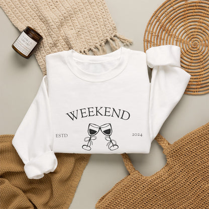 Weekend Wine Club — Crewneck Sweatshirt