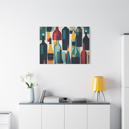 Bold Bottles — Canvas Wall Art