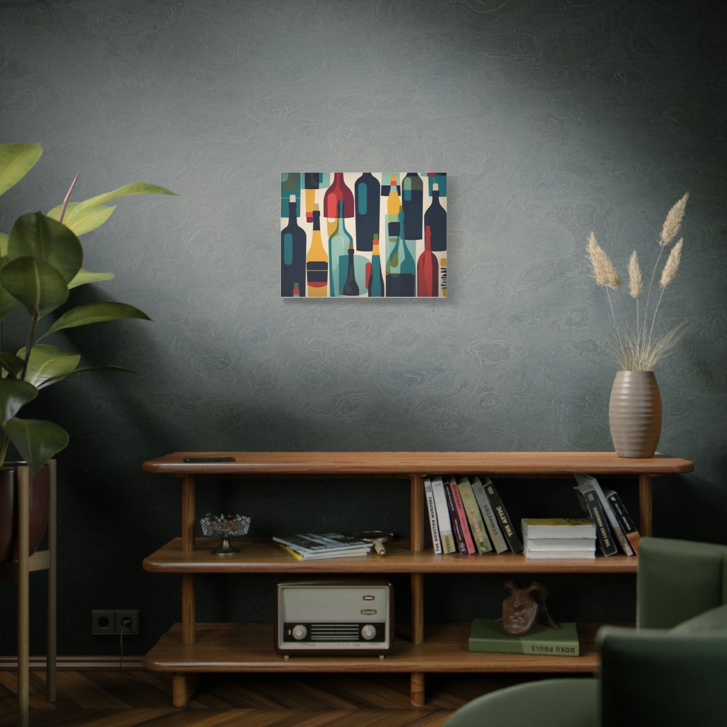 Bold Bottles — Canvas Wall Art