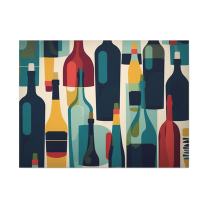 Bold Bottles — Canvas Wall Art