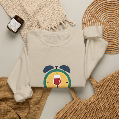 Time for Wine (Red Lovers) — Crewneck Sweatshirt