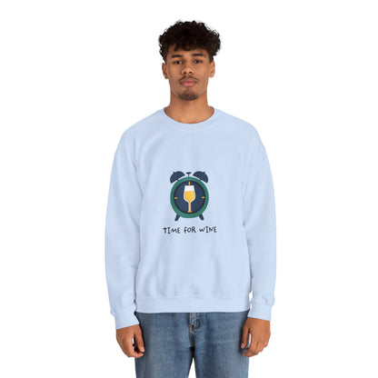 Time for Wine (White Lovers) — Crewneck Sweatshirt