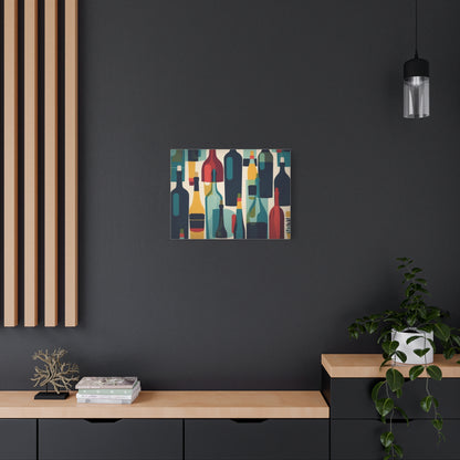 Bold Bottles — Canvas Wall Art