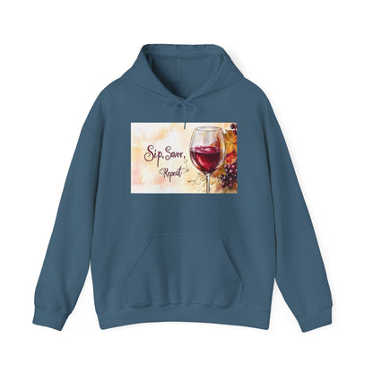 Sip Savor Repeat — Hoodie
