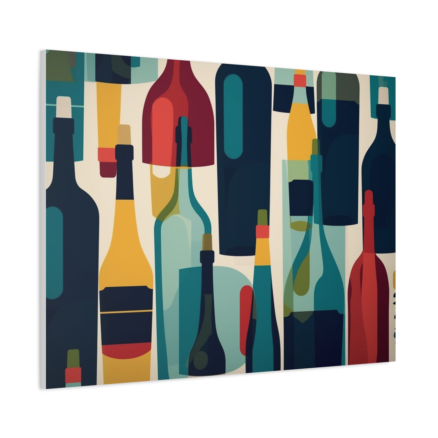 Bold Bottles — Canvas Wall Art