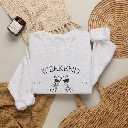 Weekend Wine Club — Crewneck Sweatshirt