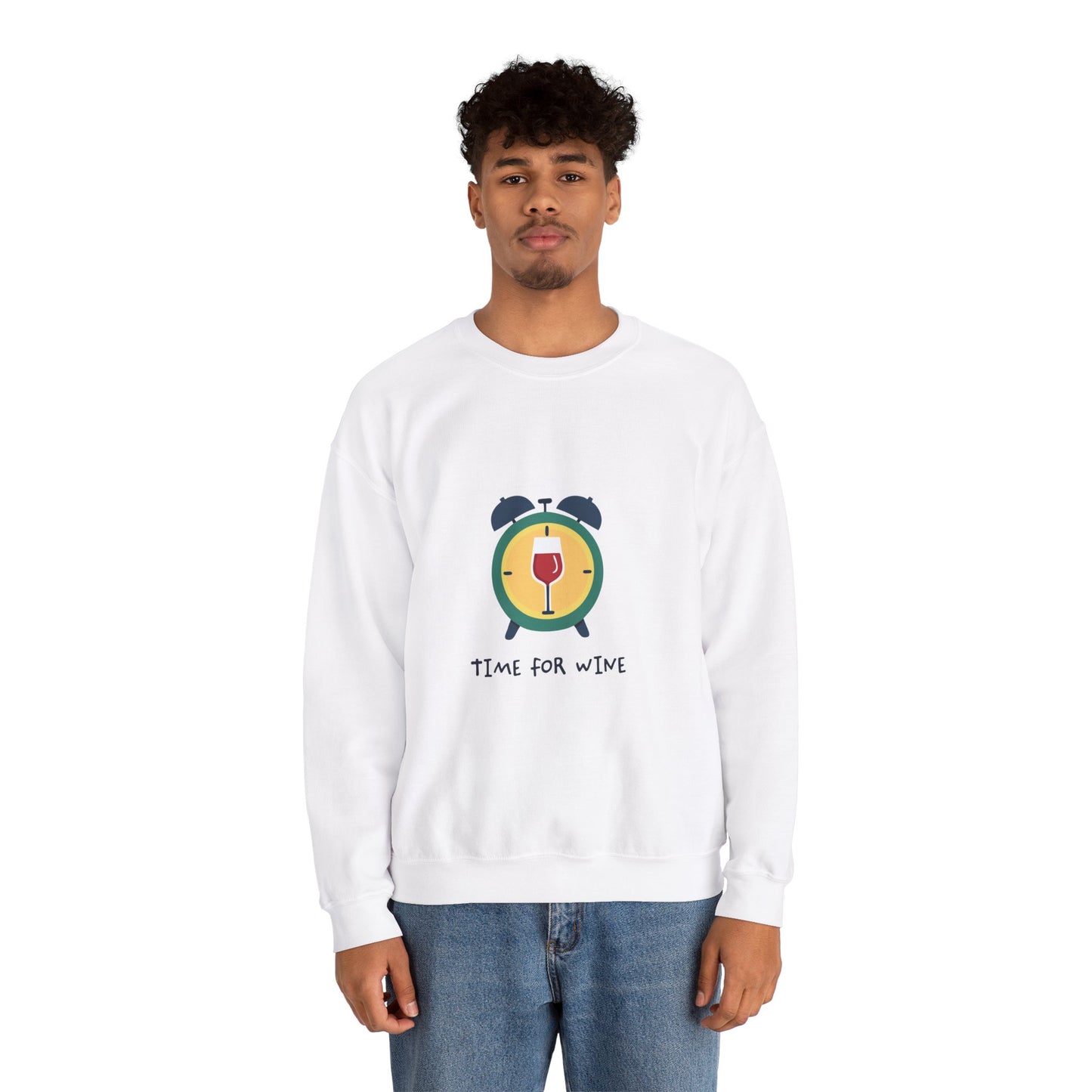 Time for Wine (Red Lovers) — Crewneck Sweatshirt
