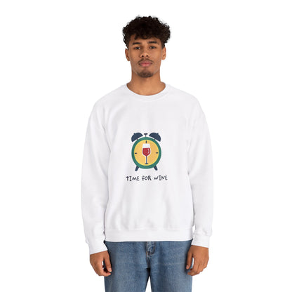 Time for Wine (Red Lovers) — Crewneck Sweatshirt