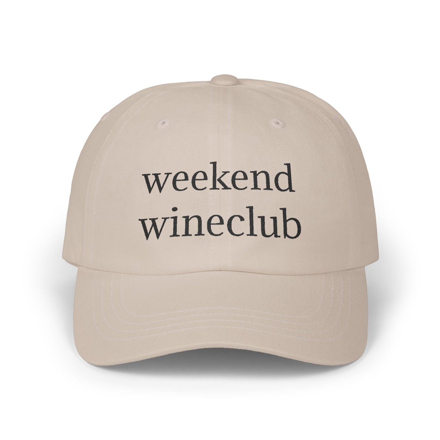 Weekend Wine Club — Classic Cap (Neutrals)