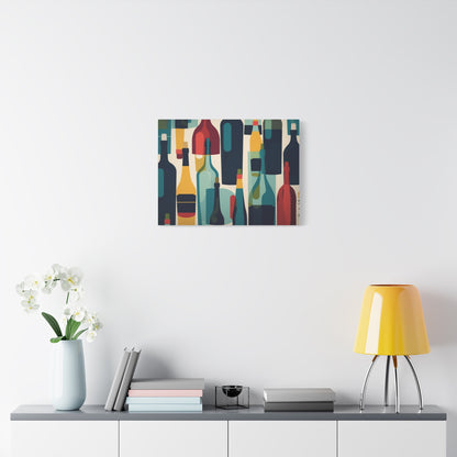Bold Bottles — Canvas Wall Art
