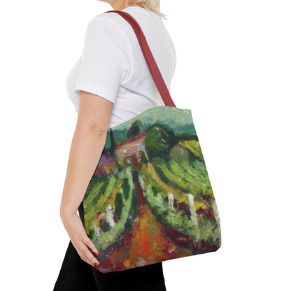 Impressionist Villa Vineyards — Canvas Tote