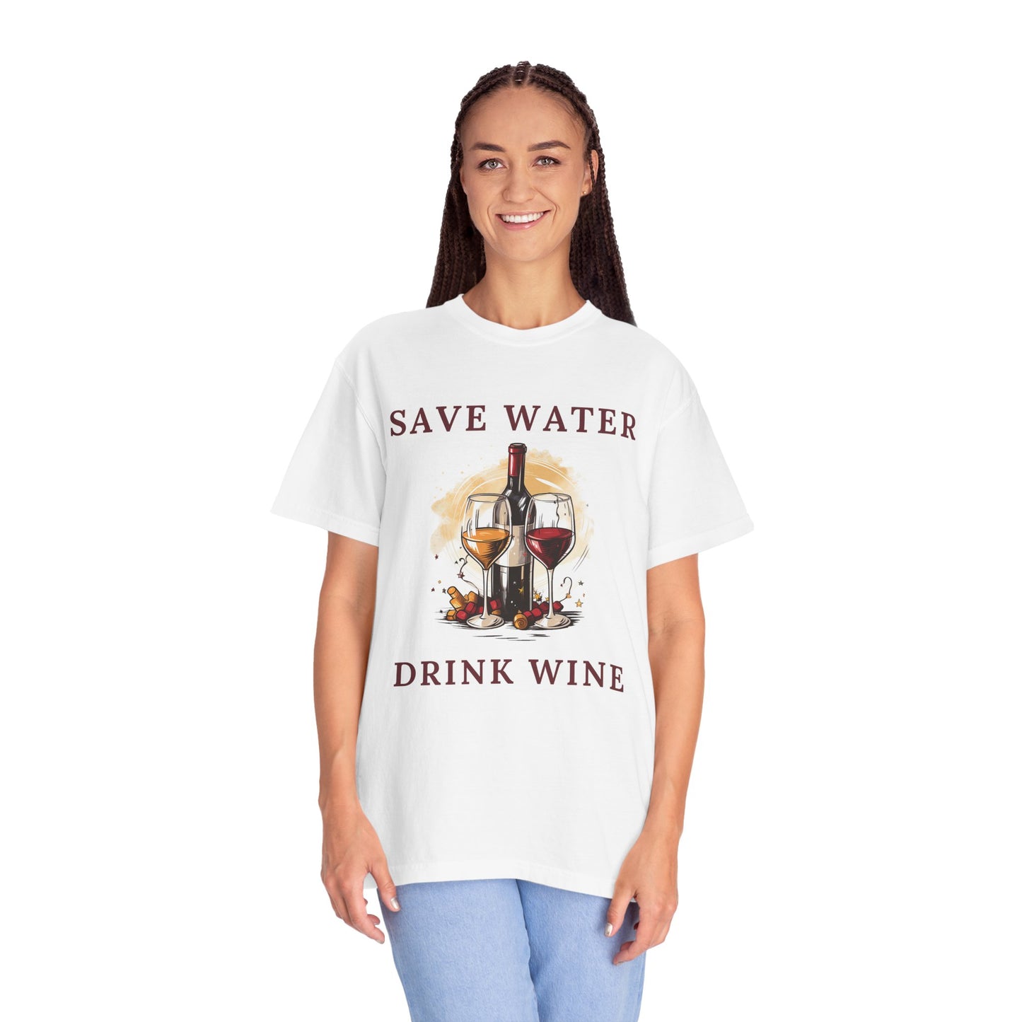 Save Water, Drink Wine — Heavyweight Tee