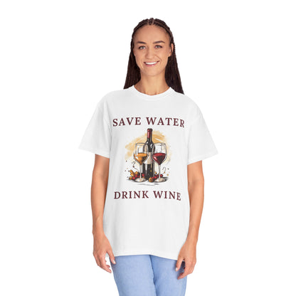 Save Water, Drink Wine — Heavyweight Tee