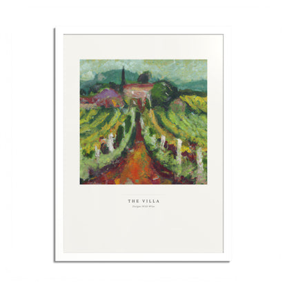 The Villa — Framed Art Print