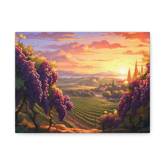 Luscious Grapes — Canvas Wall Art