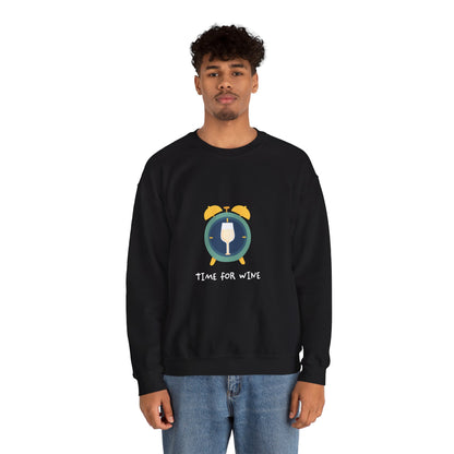 Time for Wine (White Lovers) — Crewneck Sweatshirt