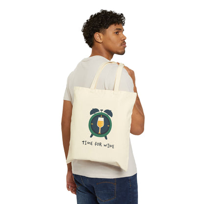 Time for Wine — Canvas Tote