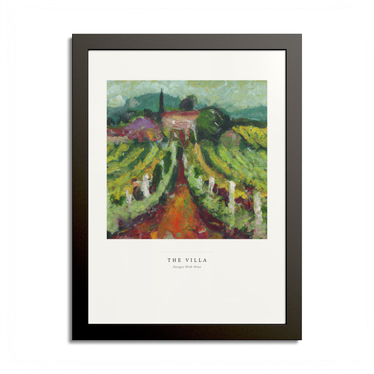 The Villa — Framed Art Print