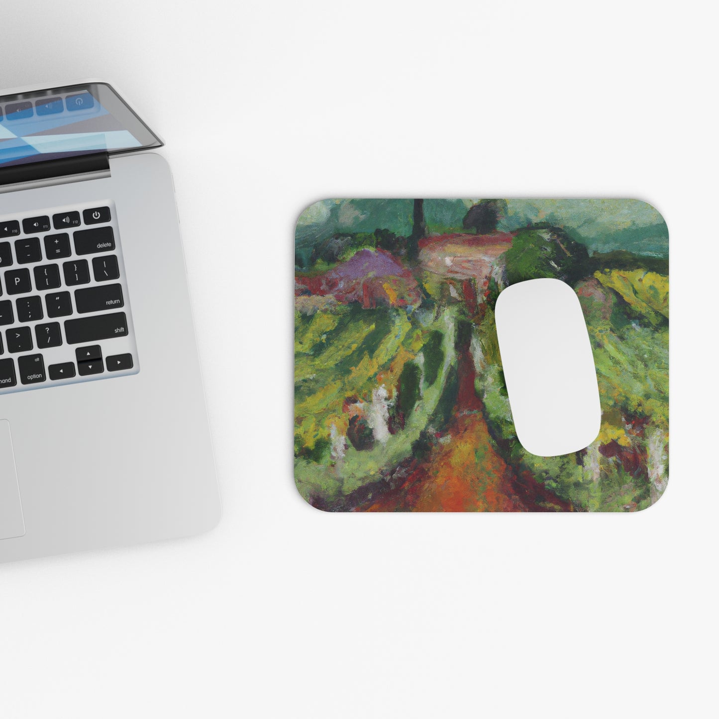 Impressionist Villa Vineyards — Mouse Pad