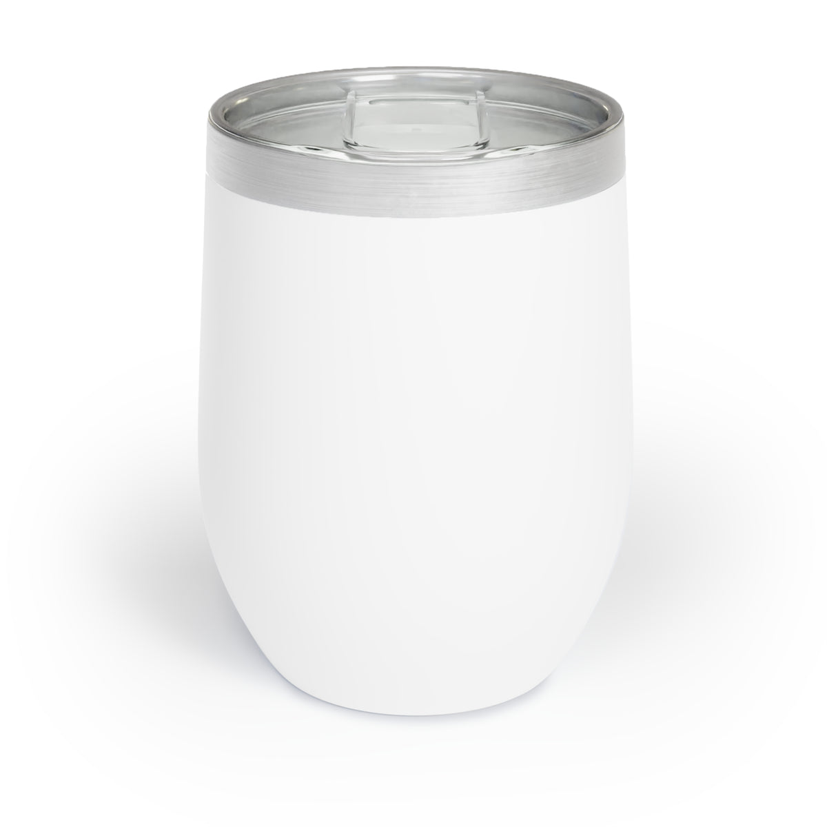 Personalized vineyard wine tumbler, back view