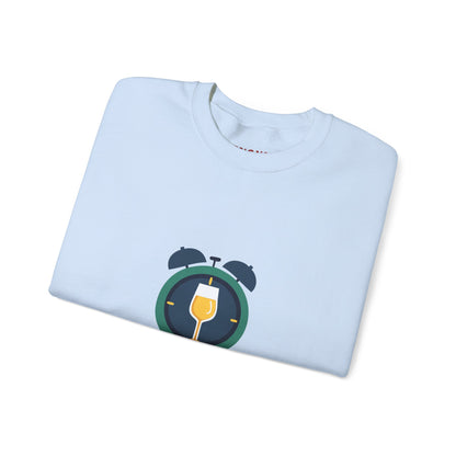 Time for Wine (White Lovers) — Crewneck Sweatshirt