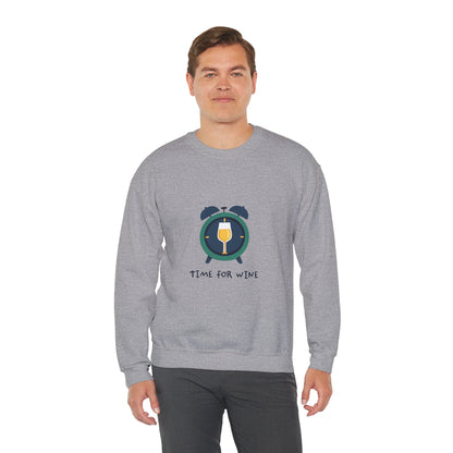 Time for Wine (White Lovers) — Crewneck Sweatshirt