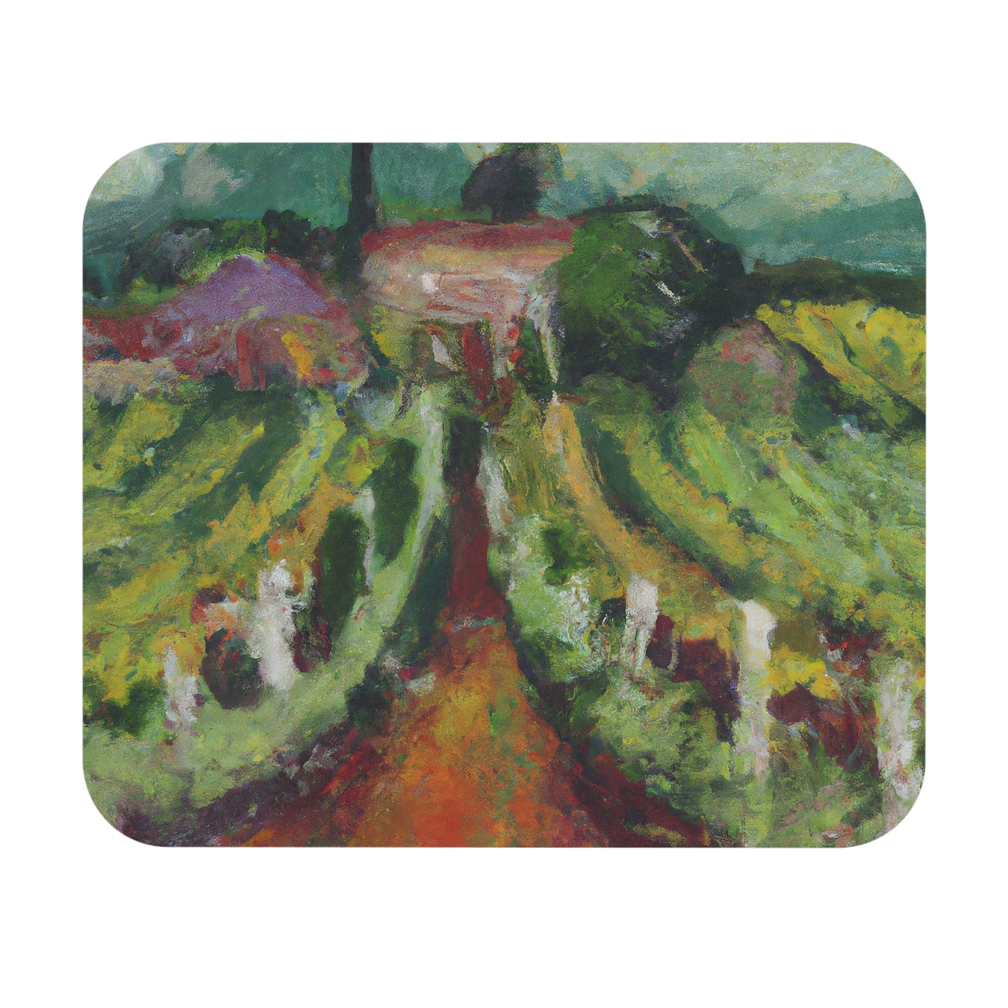 Impressionist Villa Vineyards — Mouse Pad
