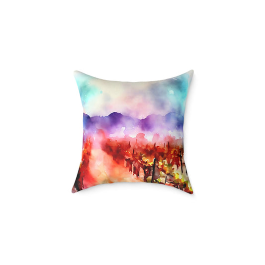 Fiery Vines — Throw Pillow