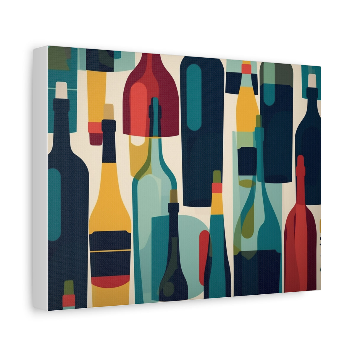 Bold Bottles — Canvas Wall Art