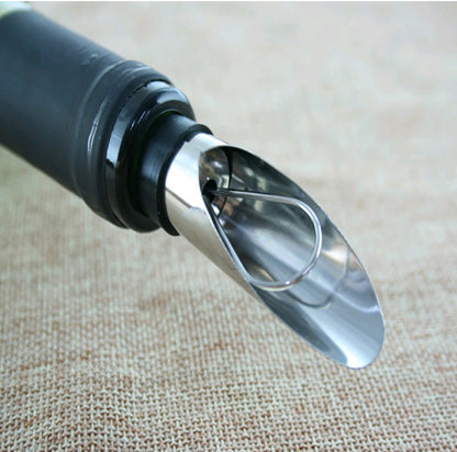 Stainless Steel Wine Pourer & Preservation Stopper